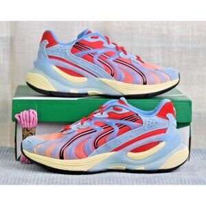 New! Size: 7 Junior| Puma Inverse Unfiltered Unisex| Vanilla/Red/Blue| 402892-01